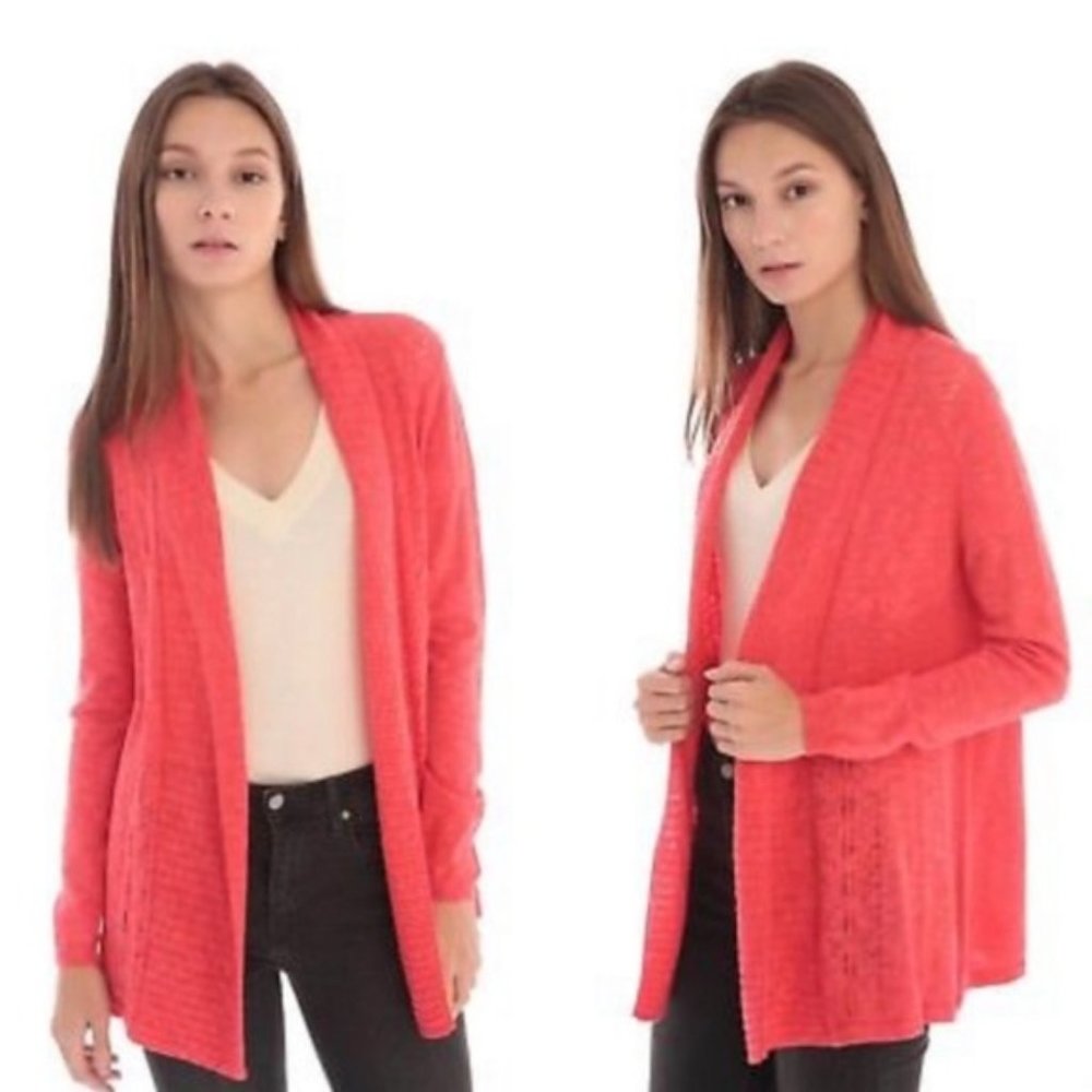 Skies are Blue Stitch Fix Coral Cardigan Size Small